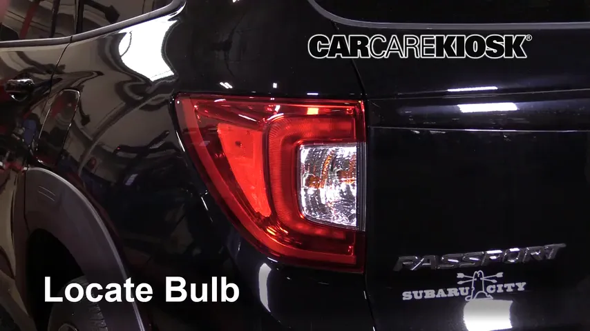 2019 Honda Passport Elite 3.5L V6 Lights Tail Light (replace bulb)